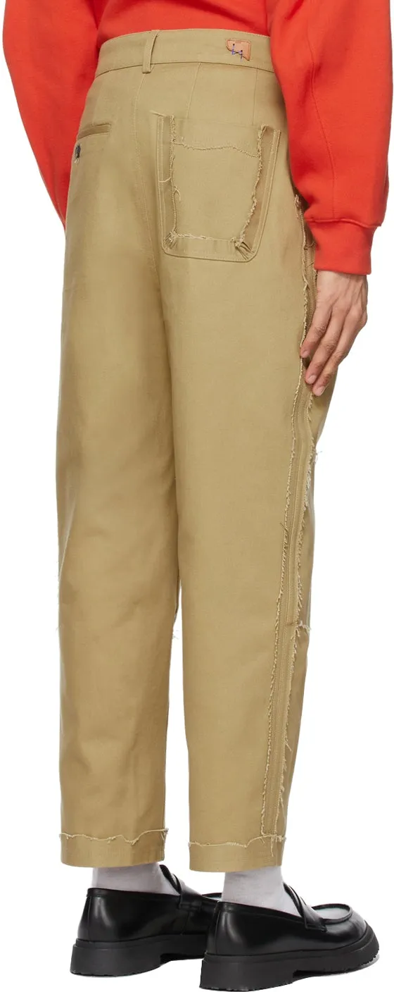 ADER error Beige Kerly Trousers