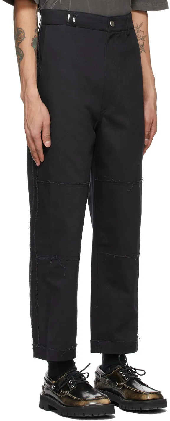 ADER error Black Kerly Trousers