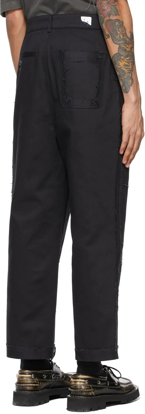 ADER error Black Kerly Trousers