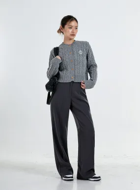 Basic Wide Tailored Pants CO06