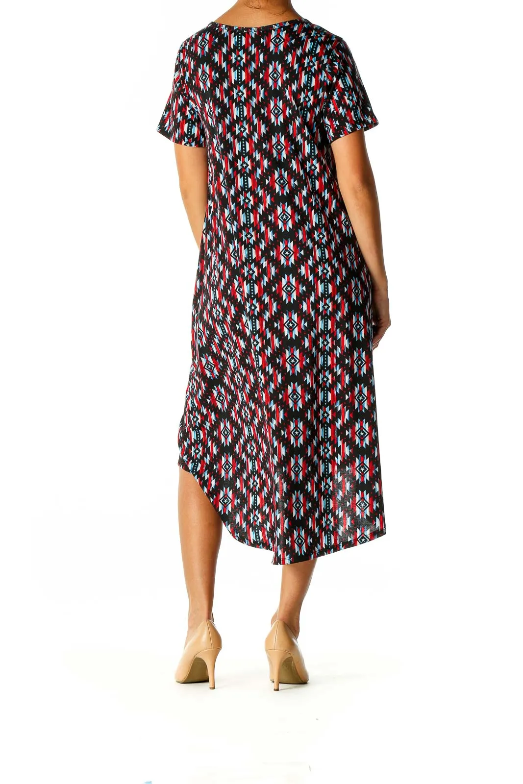 Black Bohemian A-Line Dress