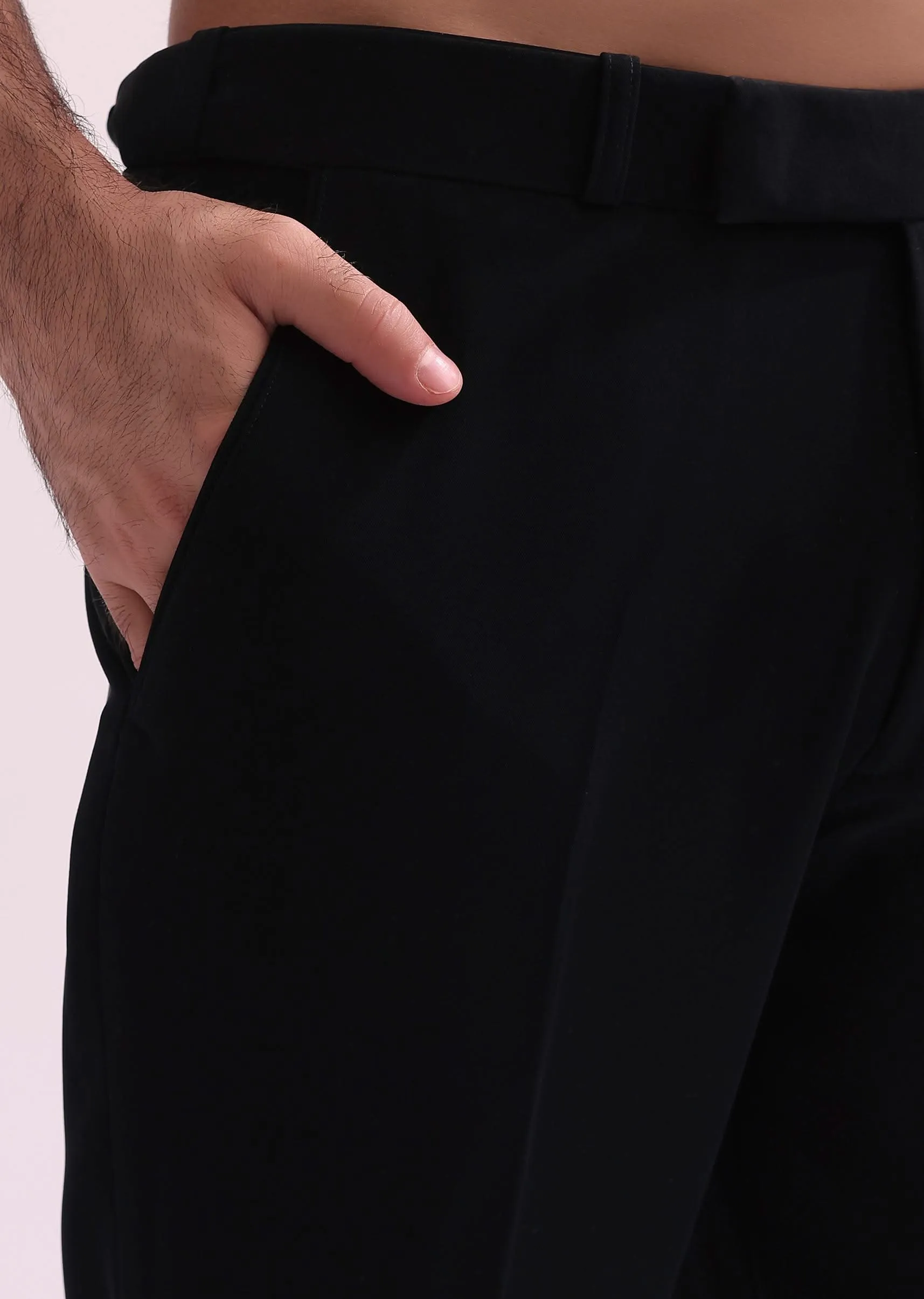 Black Hand Embellished Lapel Tuxedo With Shirt And Pants