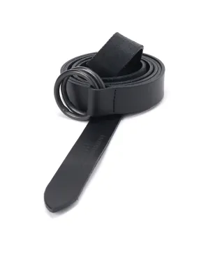 COW LEATHER25MM LONG RING BELT