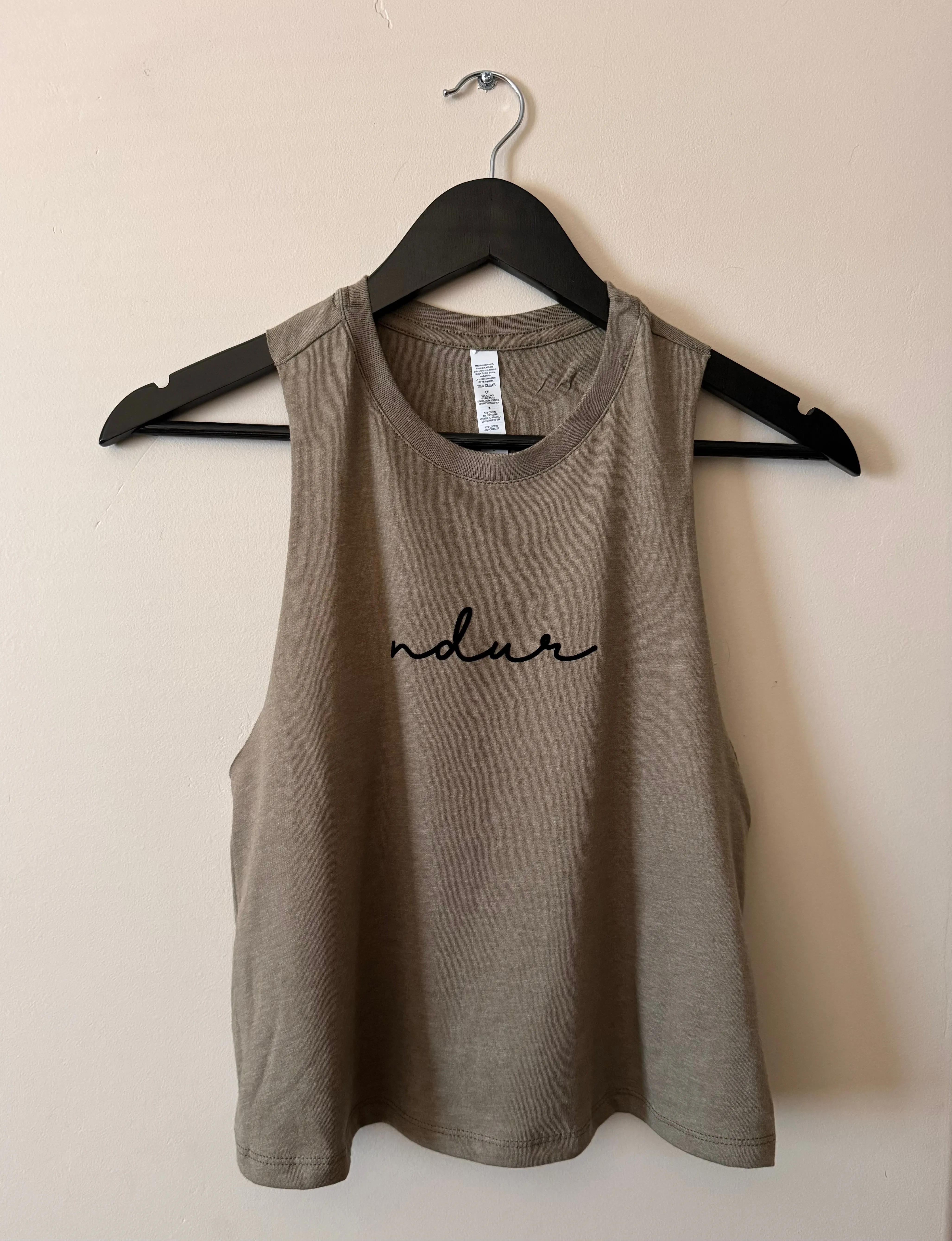 Cropped Racerback Tank - Signature