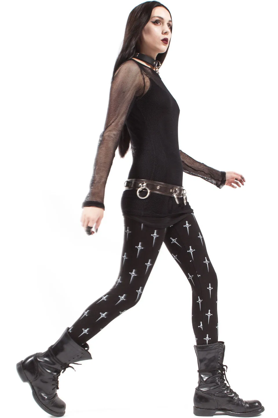 Dagger Print Leggings