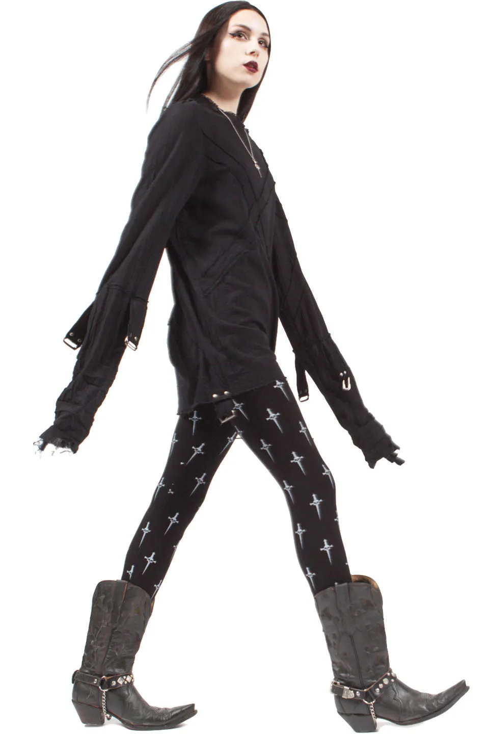 Dagger Print Leggings