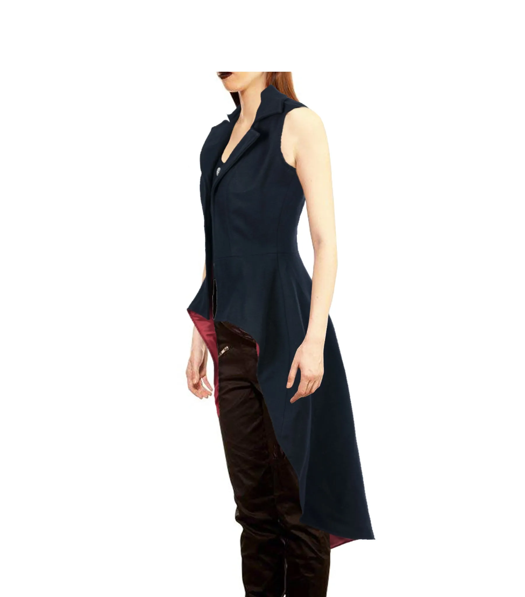 Gothic Steampunk Women’s Long Coat