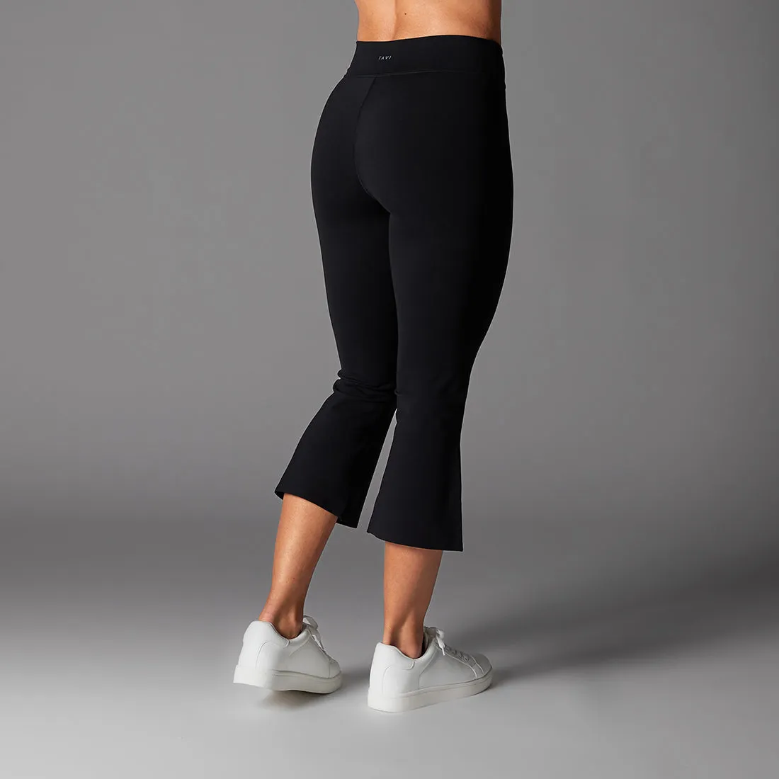 High Waisted Crop Flare Leggings