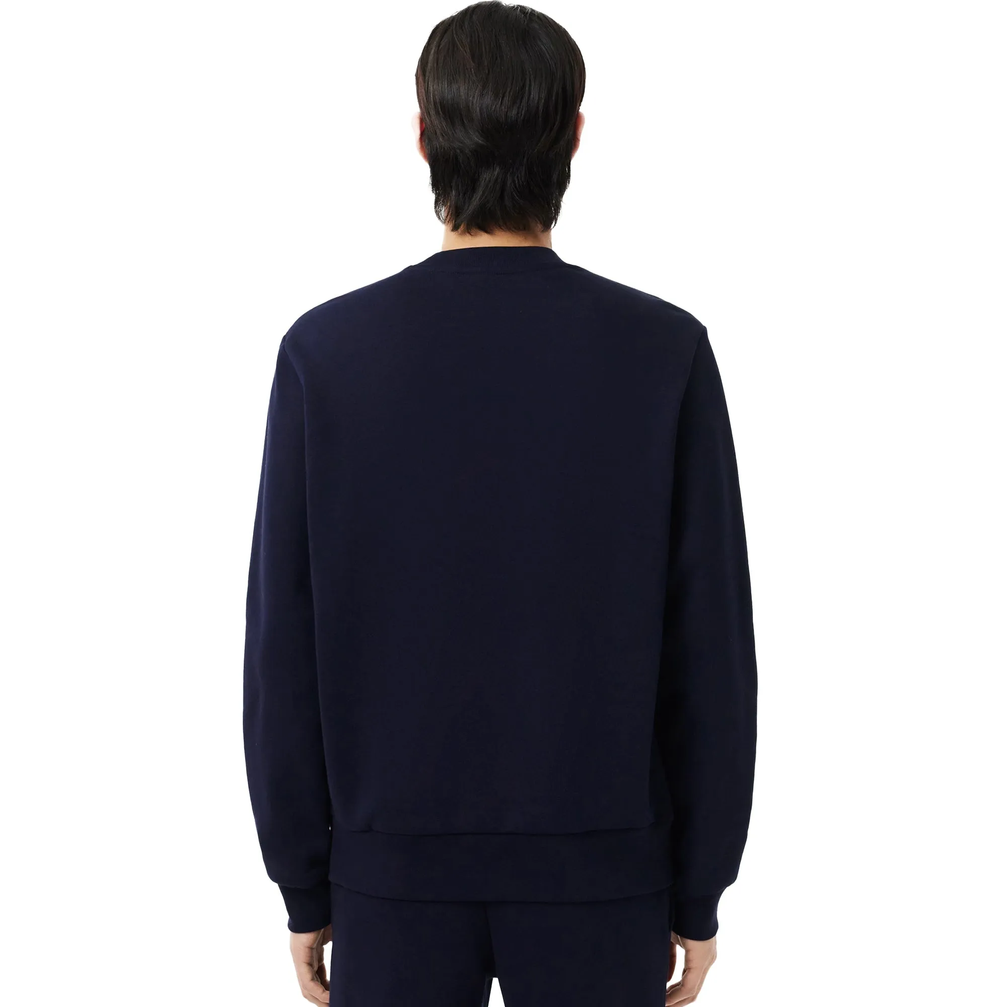 Lacoste Fleece Crew Sweatshirt Midnight Blue
