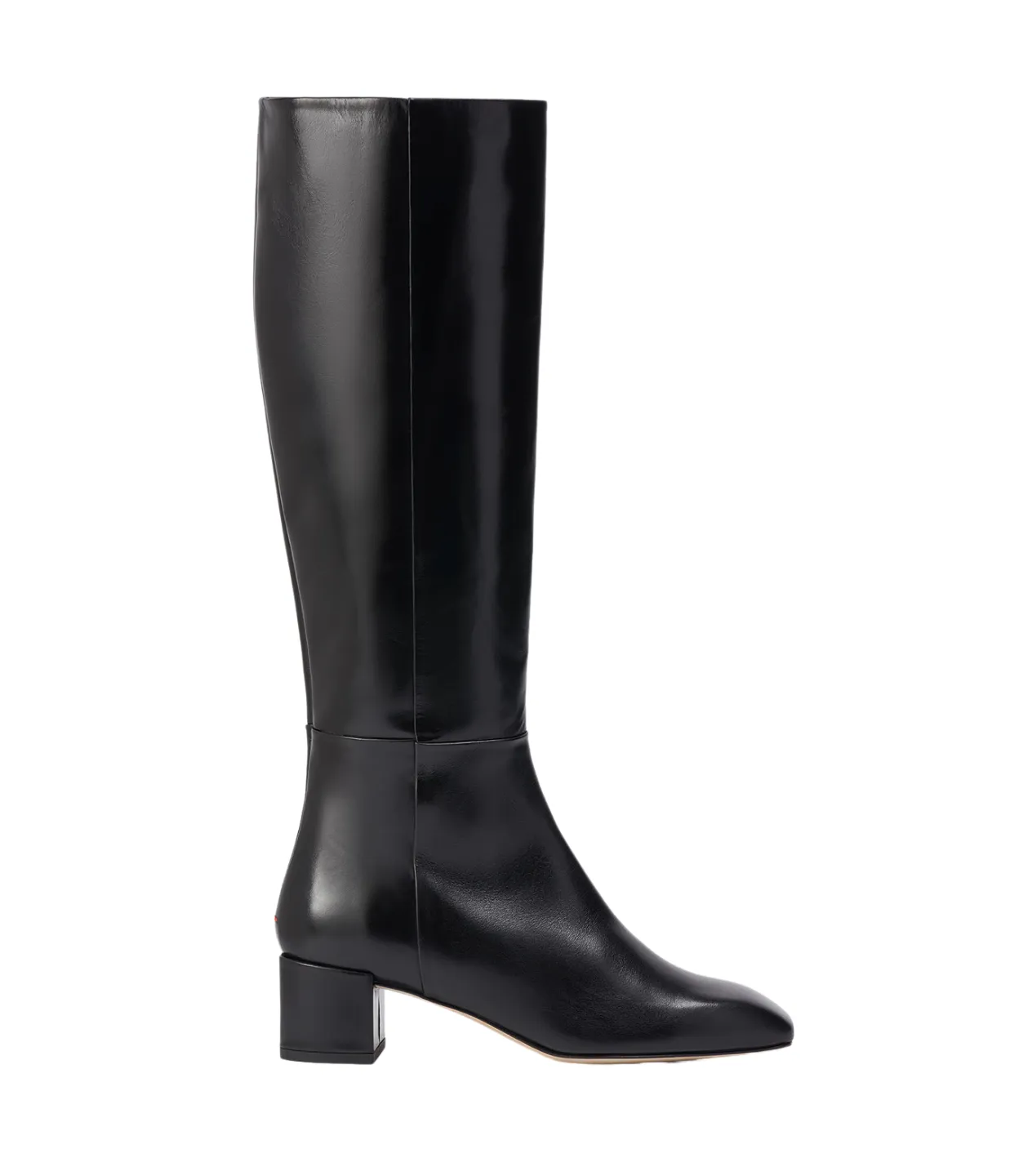 Laura Calf Leather Boot in Black