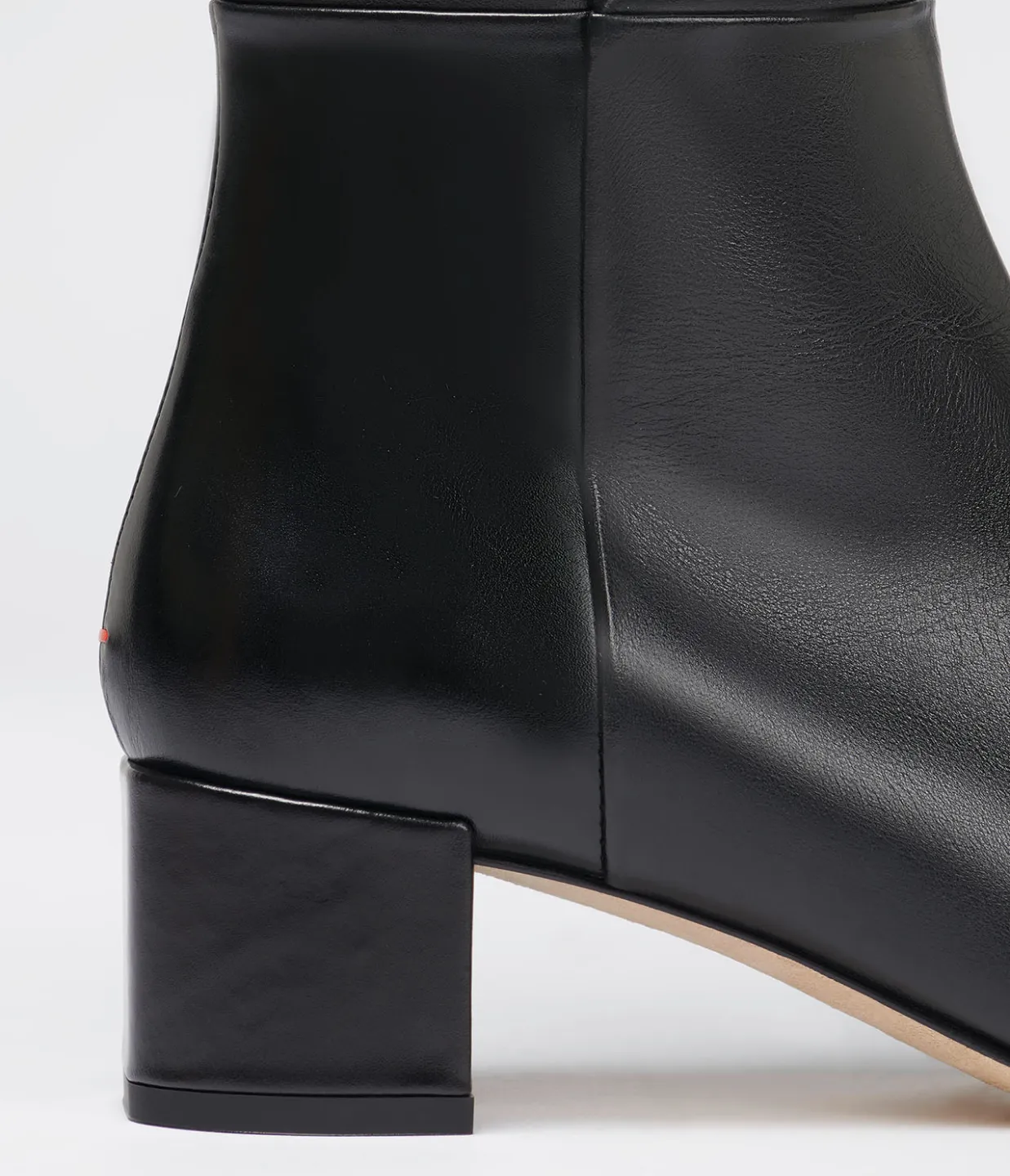 Laura Calf Leather Boot in Black