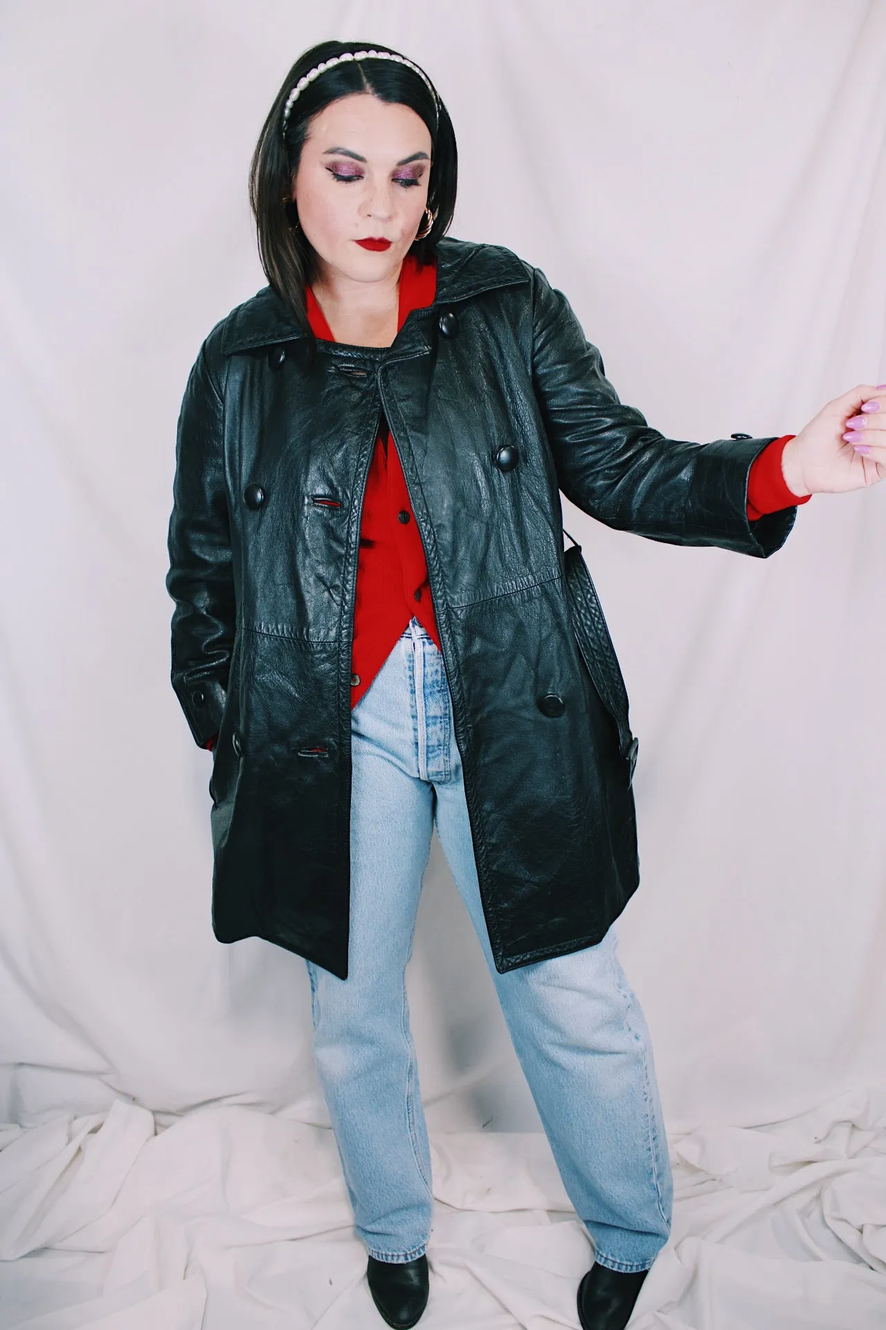 Leather Trench