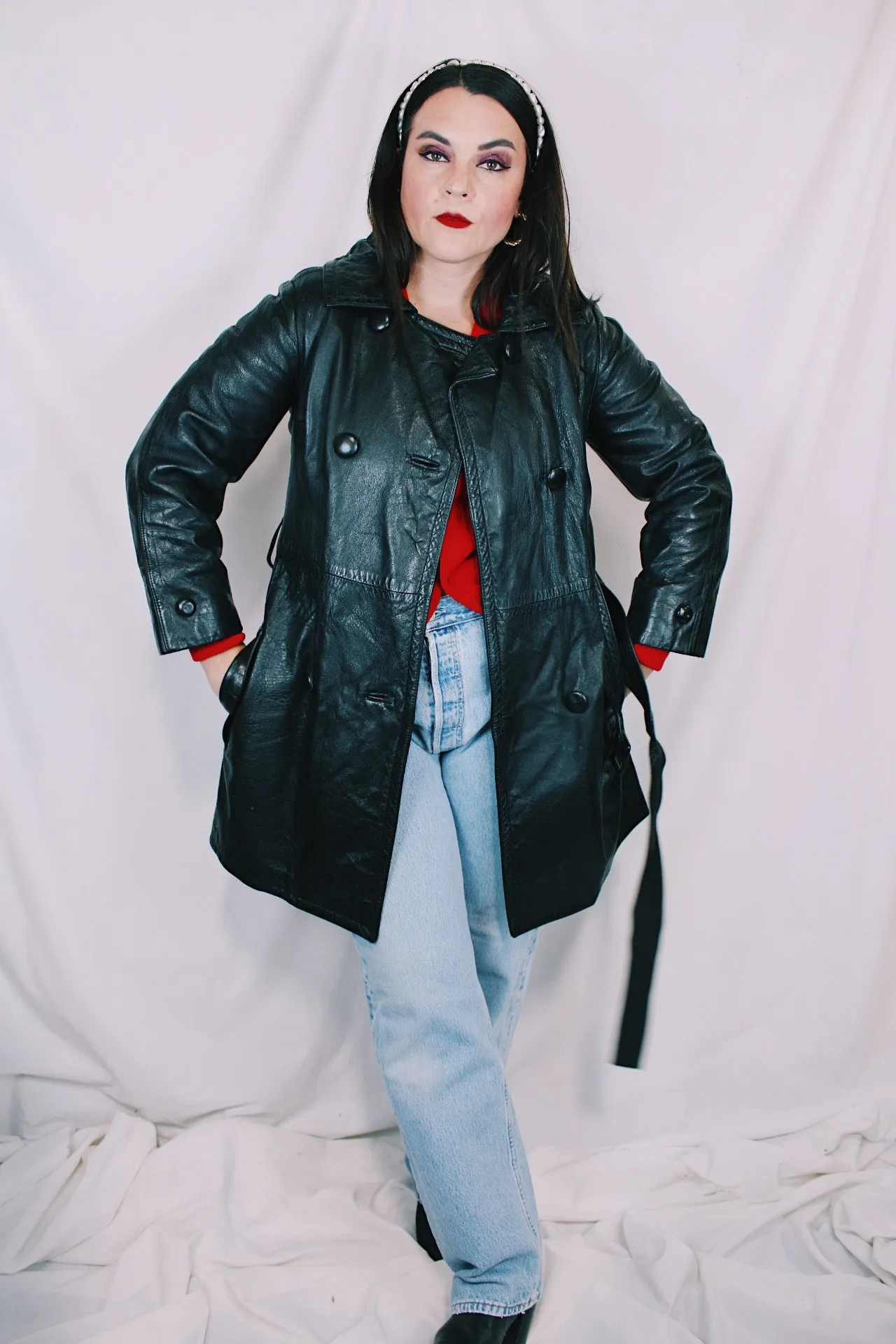 Leather Trench