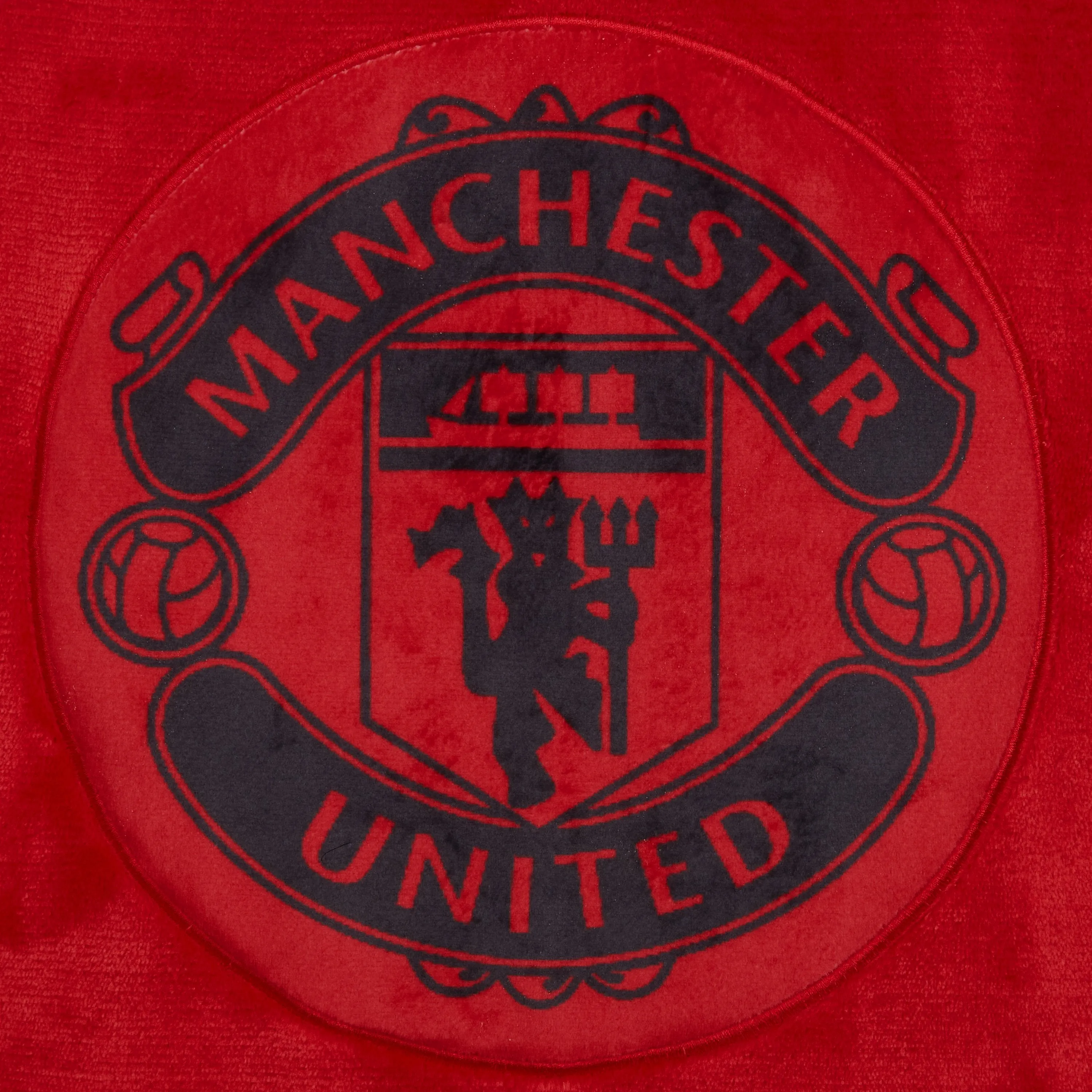 Manchester United Red Oversized Poncho for Kids