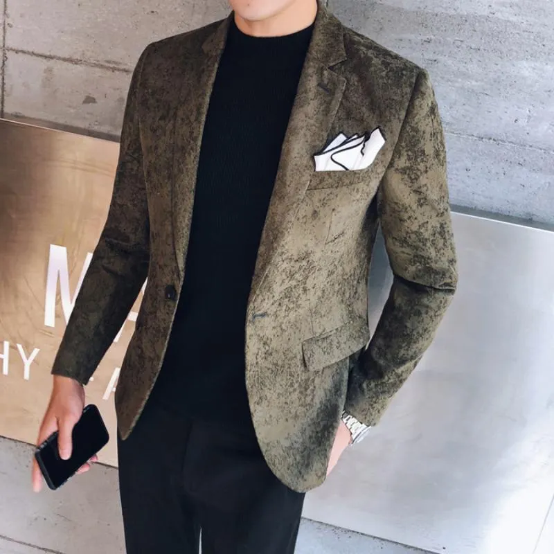 Men's Autumn Casual Corduroy Blazer
