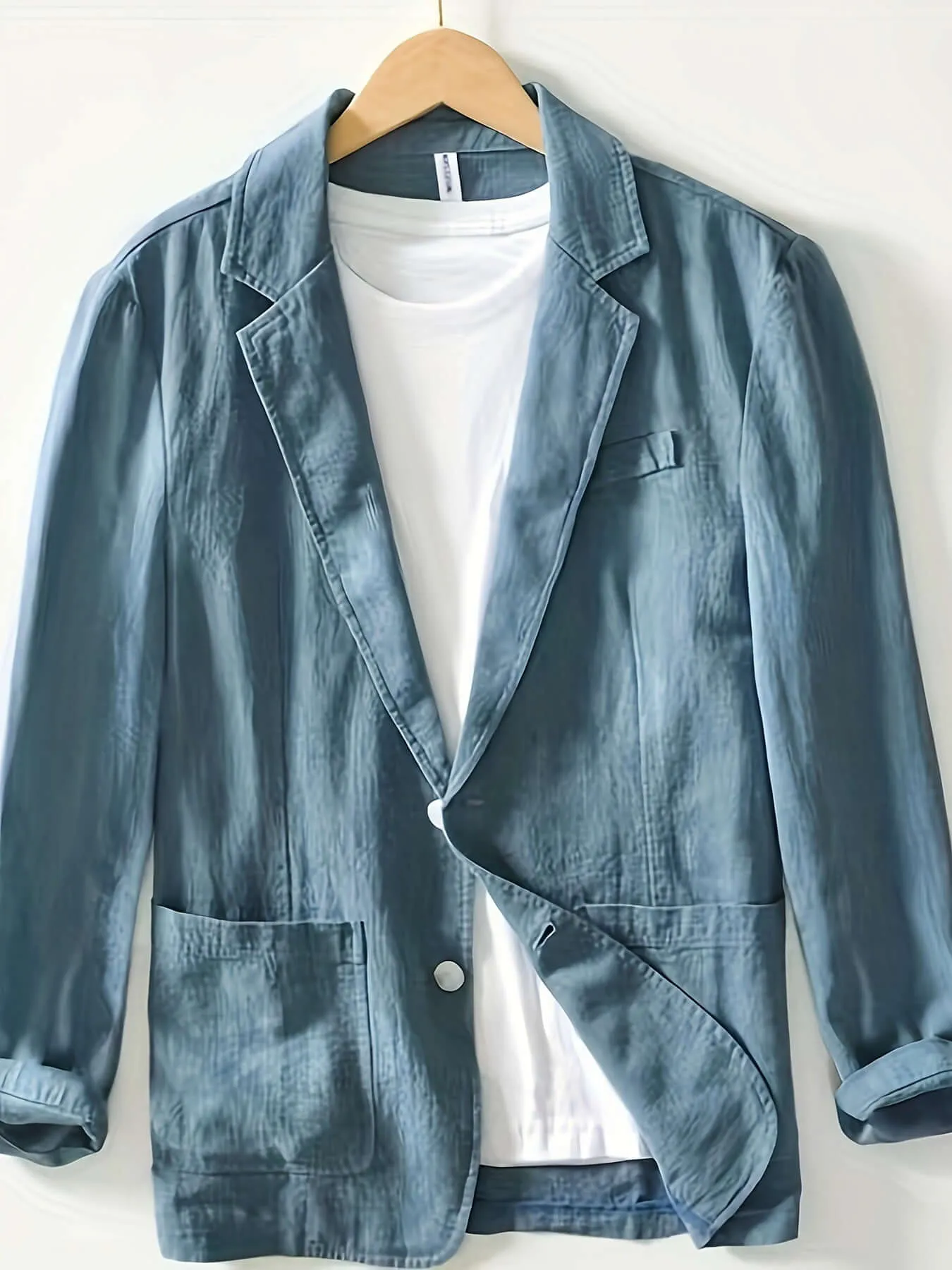 Men's Casual Two-Button Blazer Jacket
