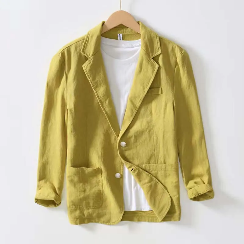 Men's Casual Two-Button Blazer Jacket