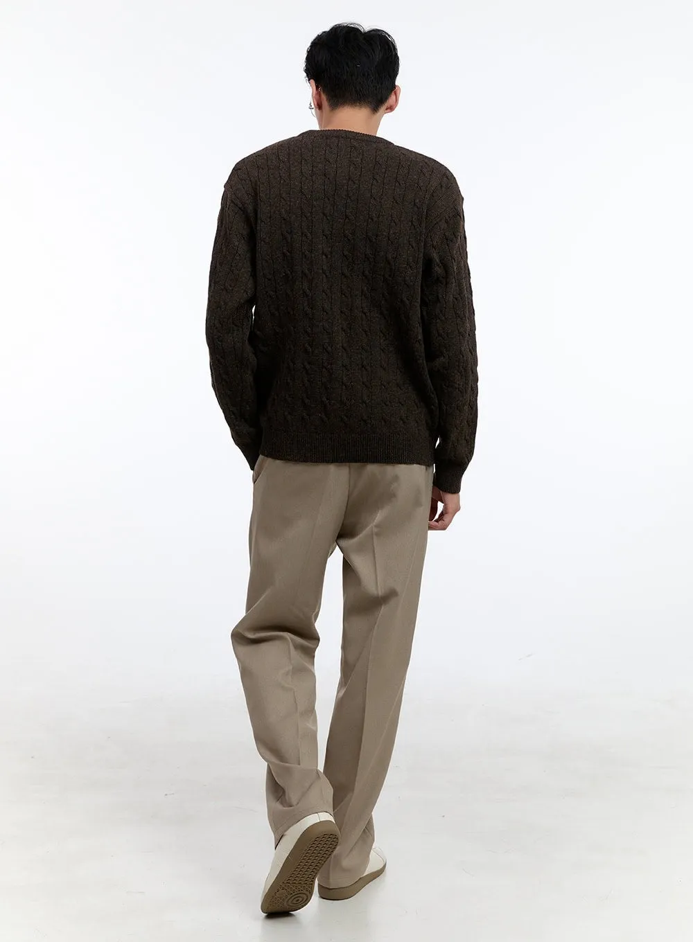 Men's Solid Tailored Pants IG428