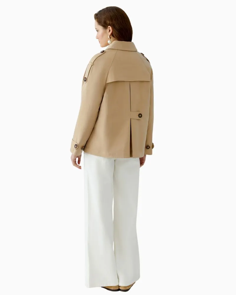 Oui - Short Trench Jacket