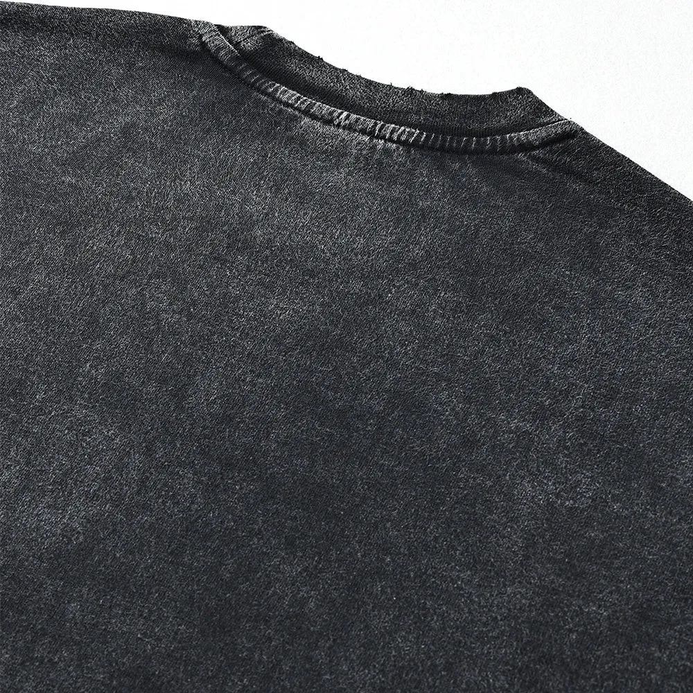 "ANGELS AND DEMONS" - Neon Genesis Evangelion Vintage / Acid Washed Sweatshirts
