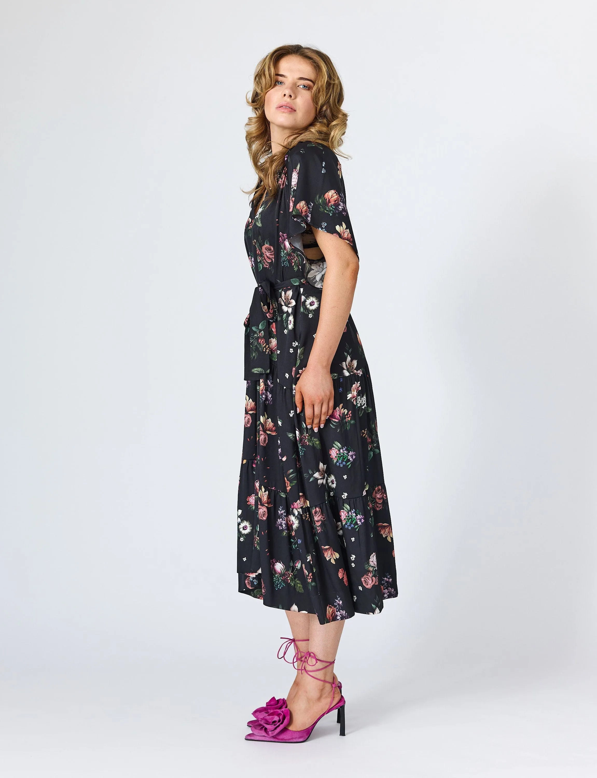 Sarah Maxi Dress in Black