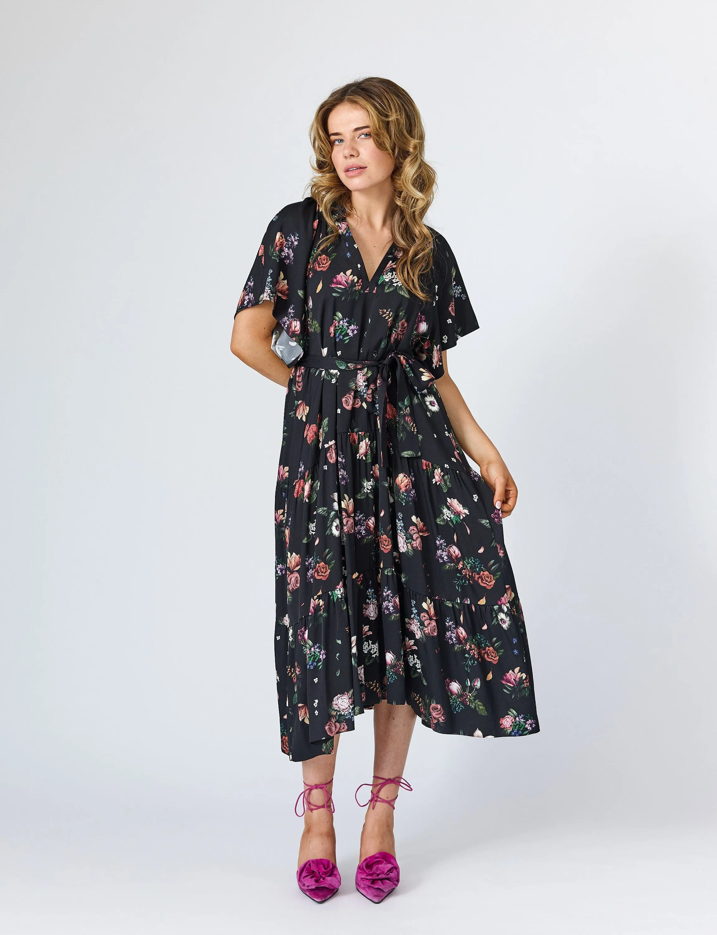 Sarah Maxi Dress in Black