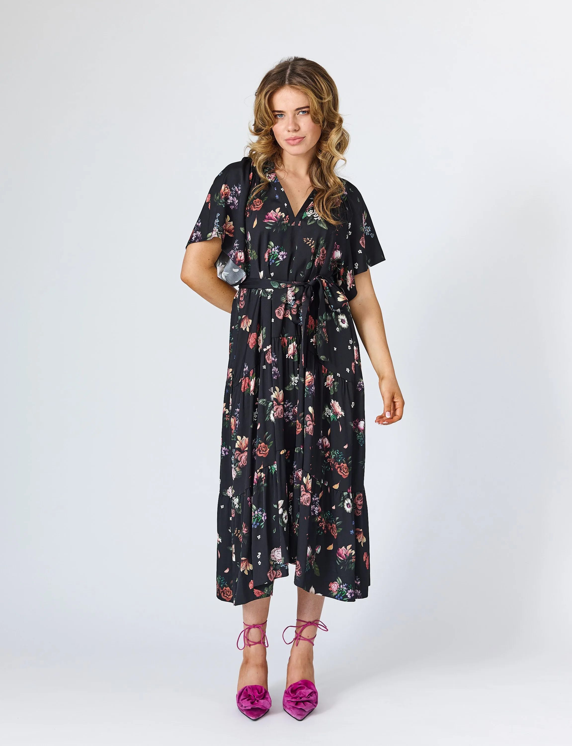 Sarah Maxi Dress in Black