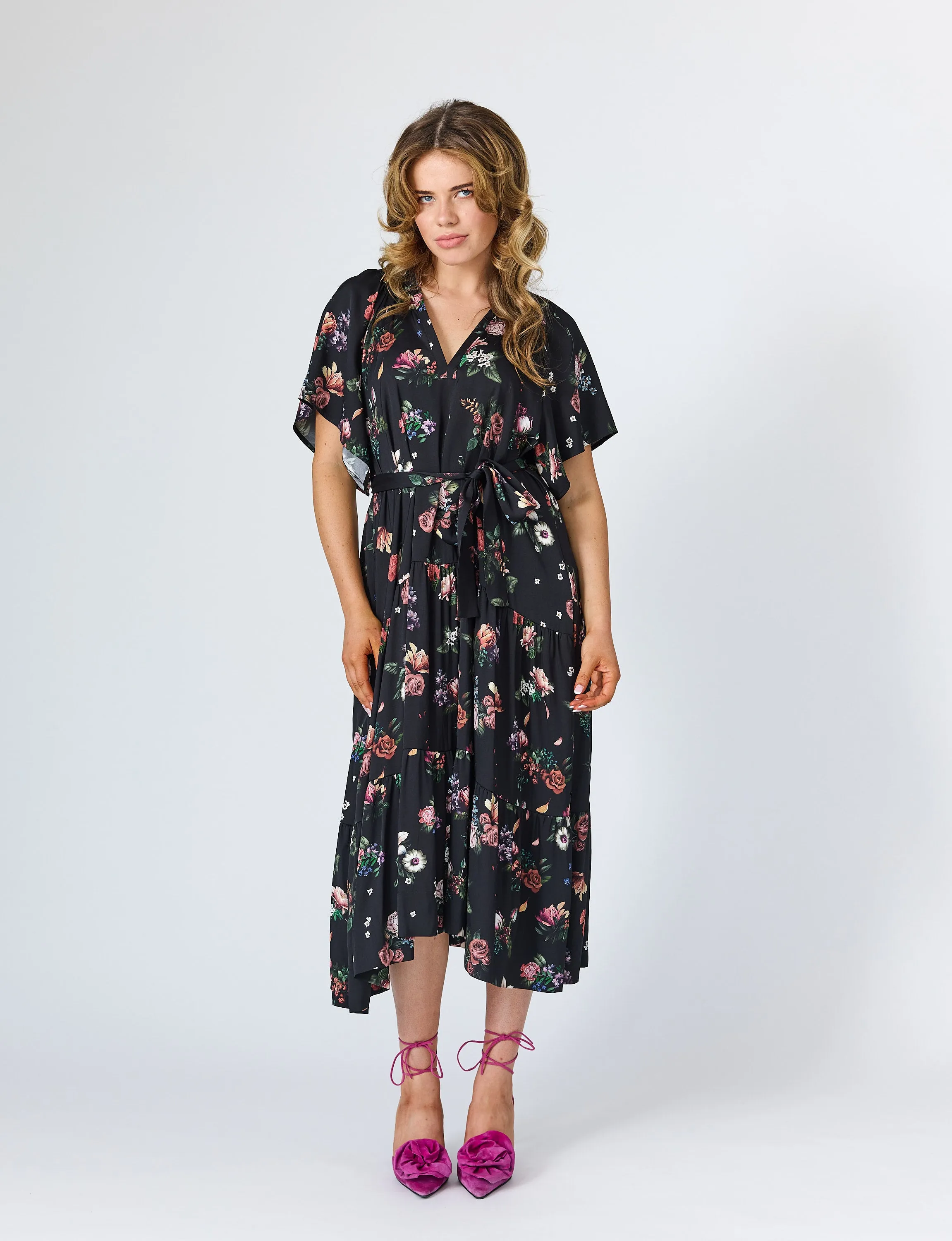 Sarah Maxi Dress in Black