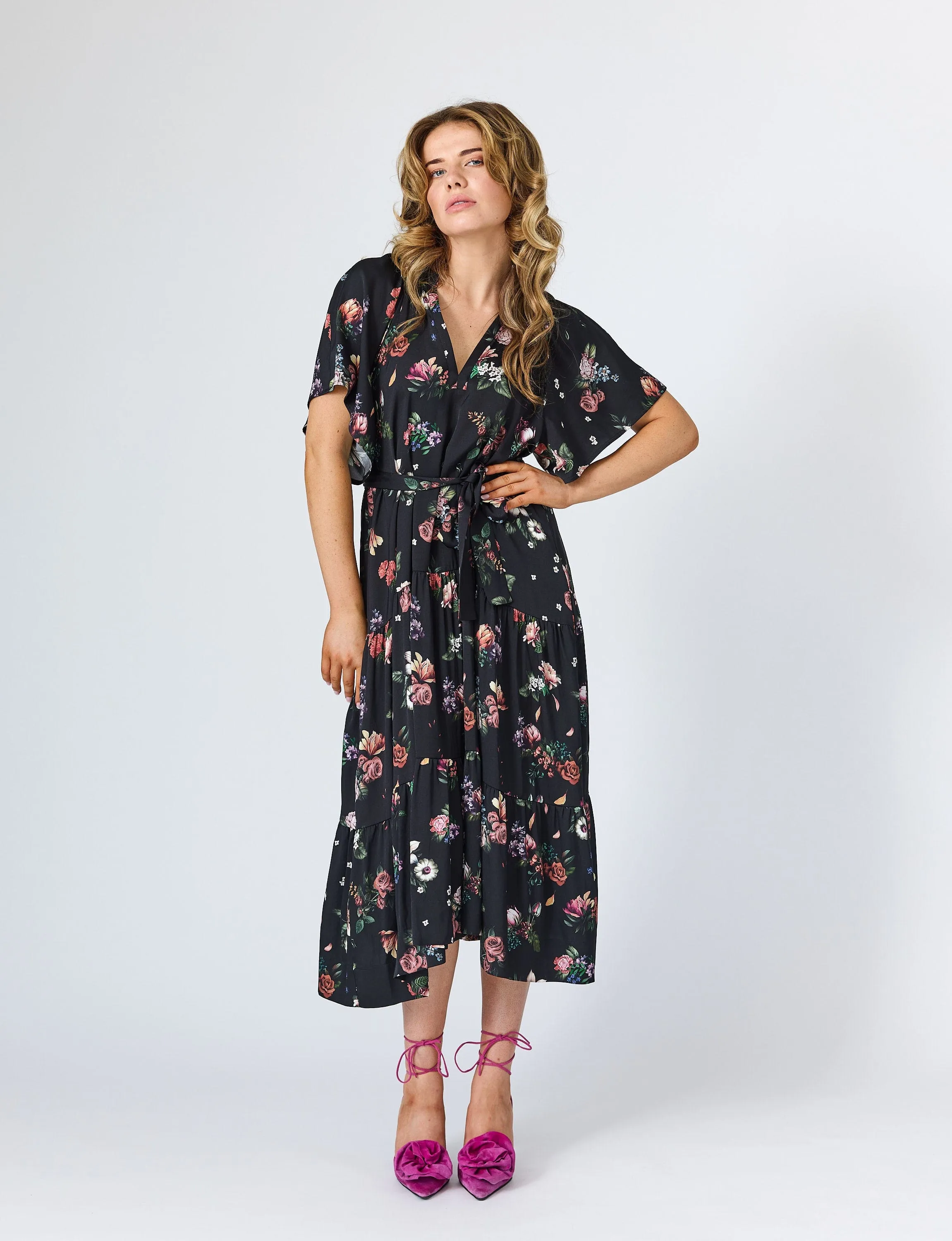 Sarah Maxi Dress in Black