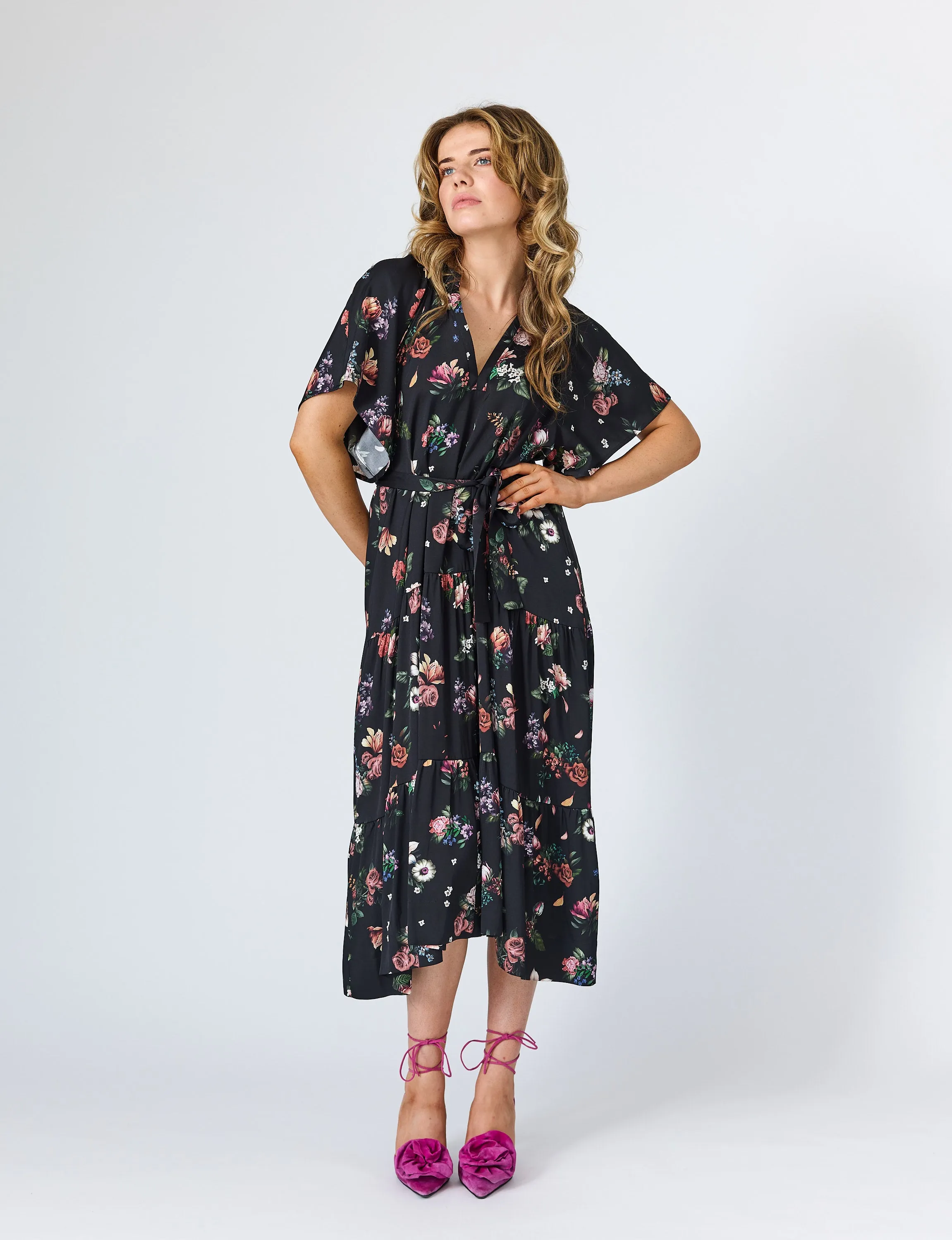 Sarah Maxi Dress in Black