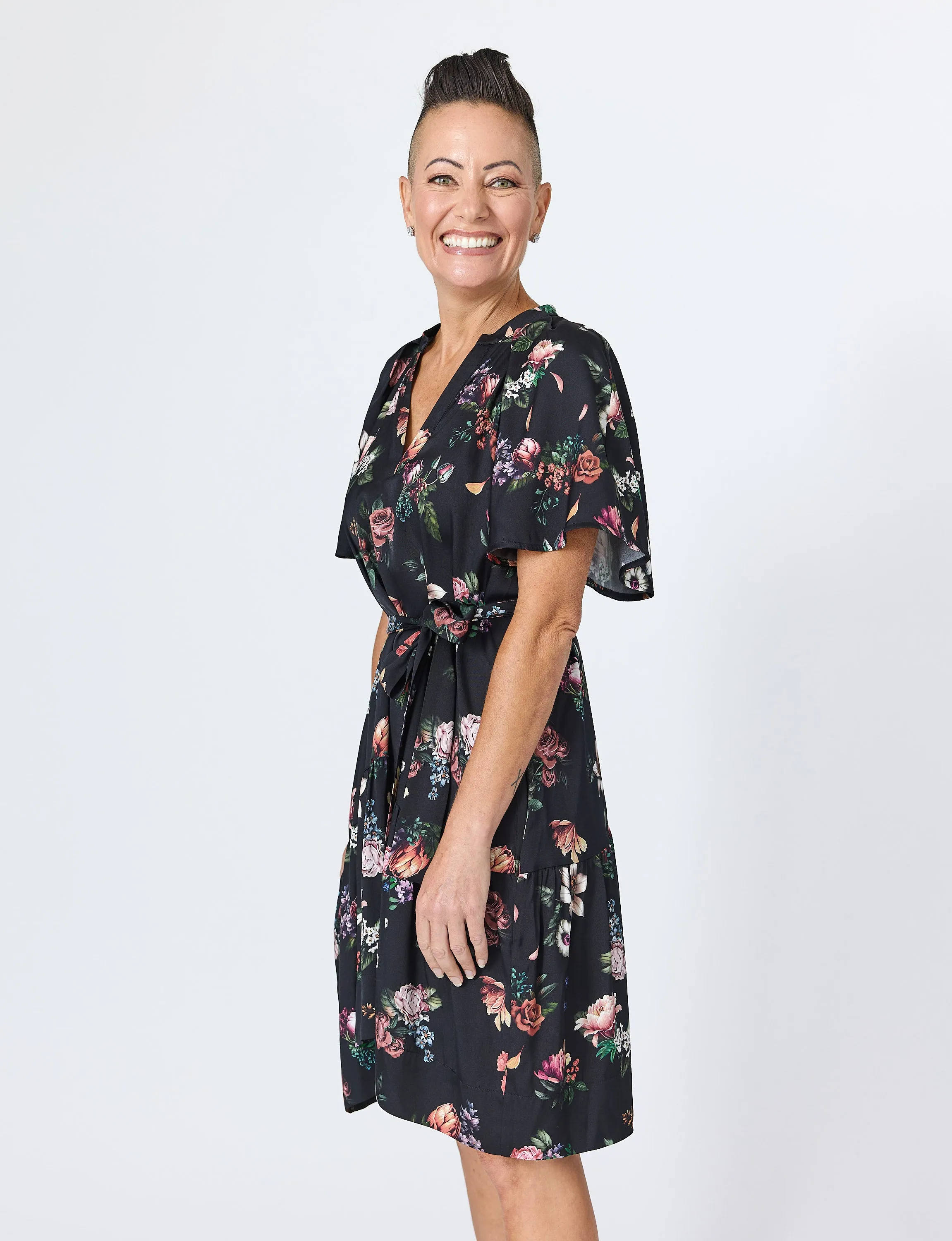 Sarah Mini Dress in Black