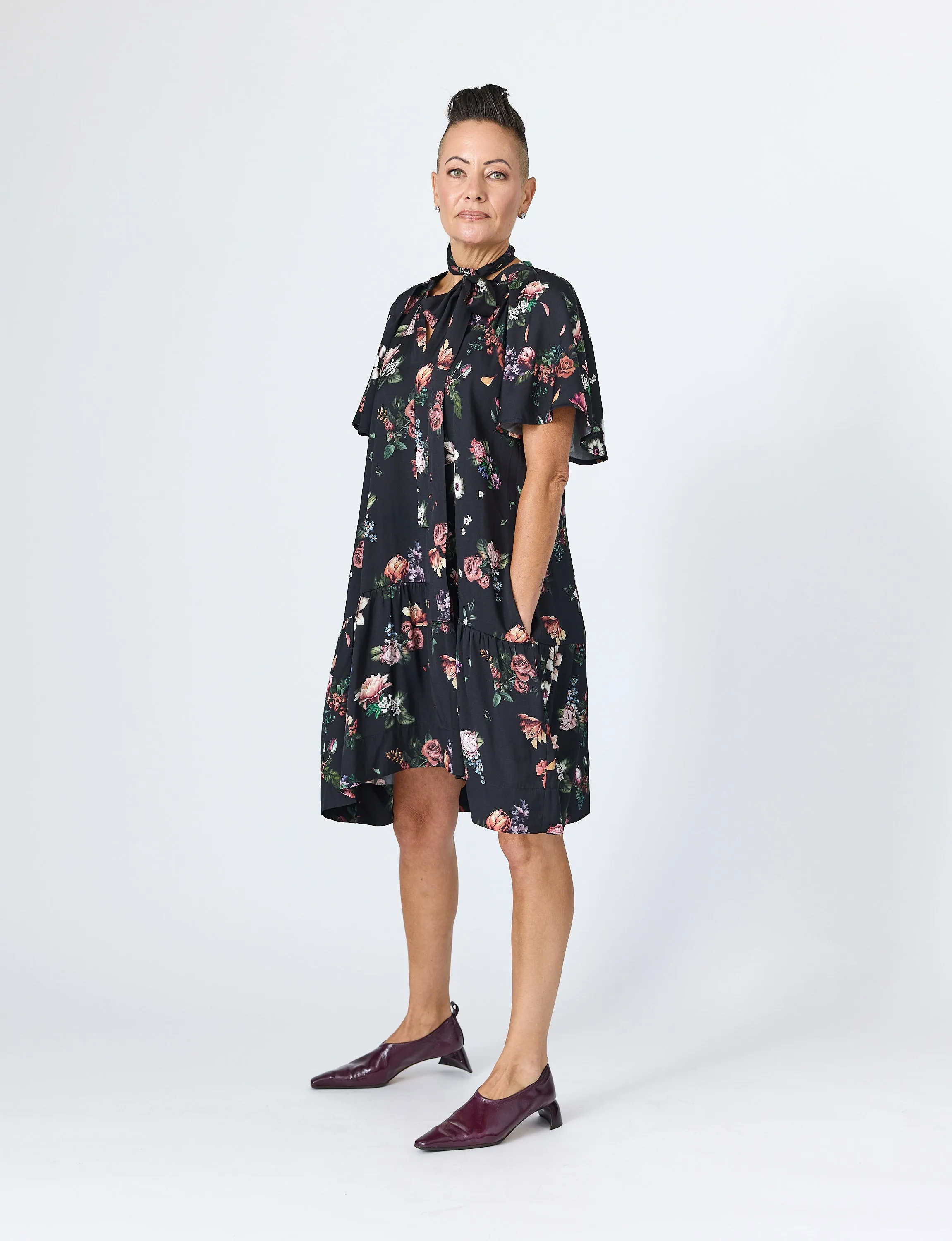 Sarah Mini Dress in Black