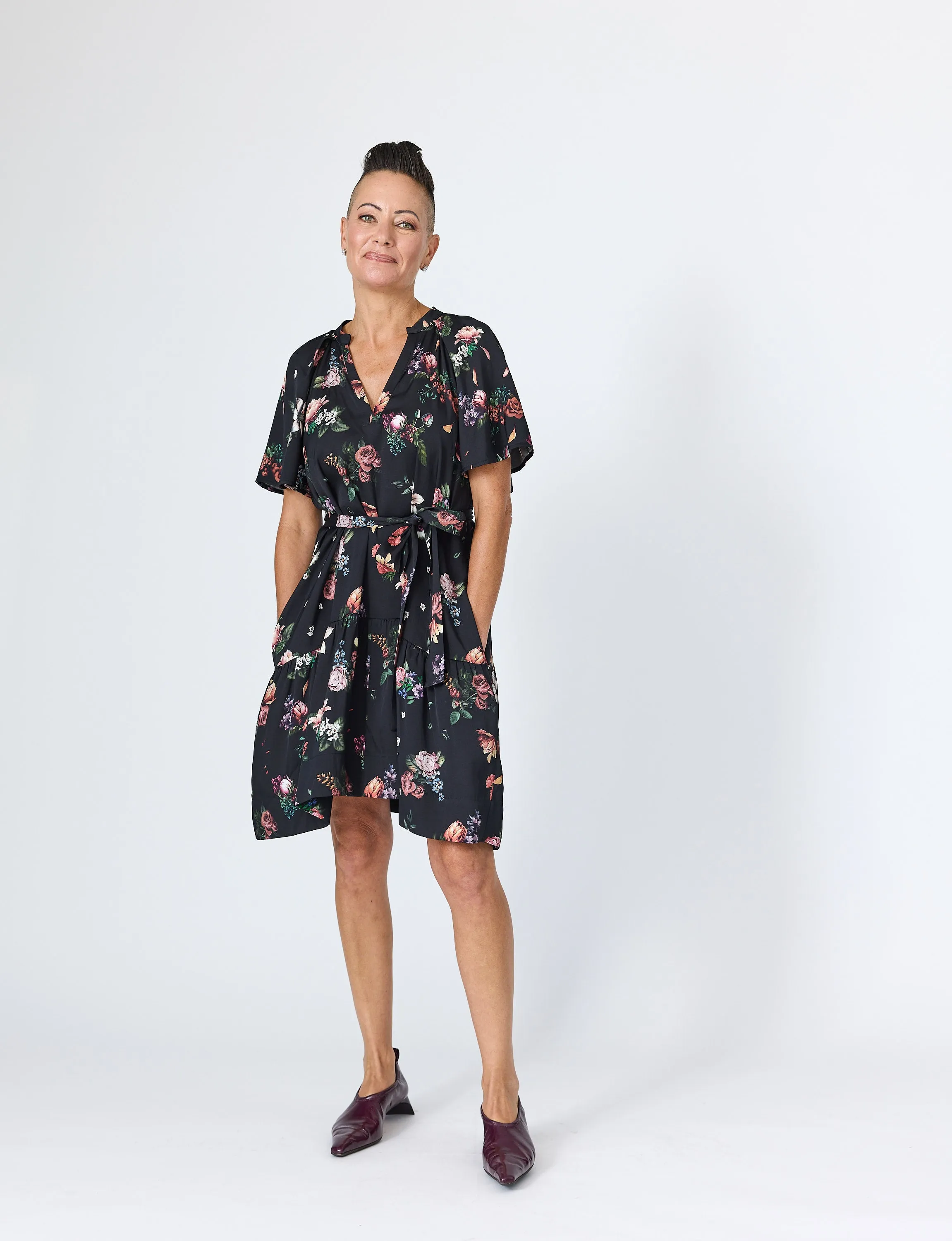 Sarah Mini Dress in Black