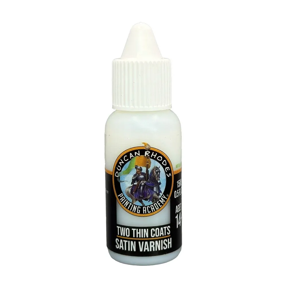 Satin Varnish - Two Thin Coats