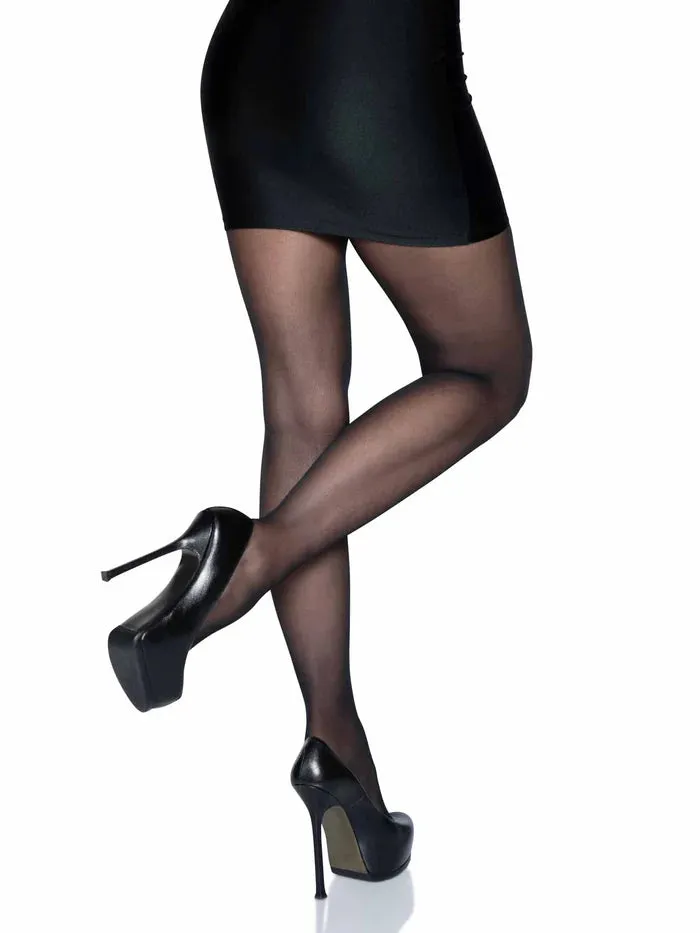 Sheer Crotchless Pantyhose 1905