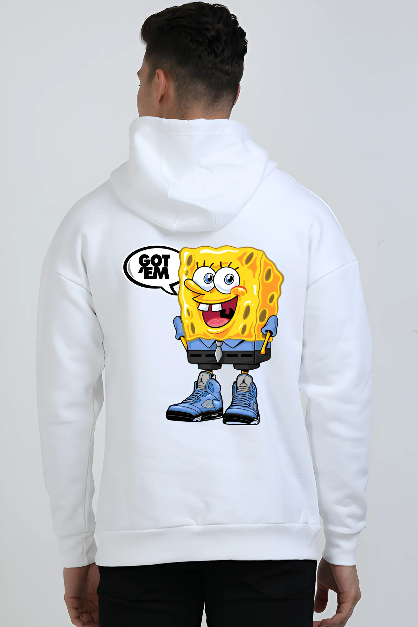 SpongeBob Anime-Inspired Hoodie with Streetwear Graphic Design - Exclusive by Belavere