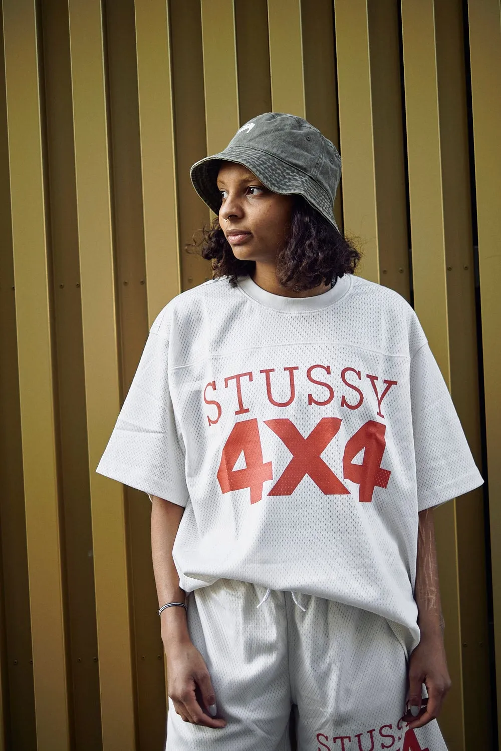 Stüssy 4x4 Mesh Football Jersey T-Shirt